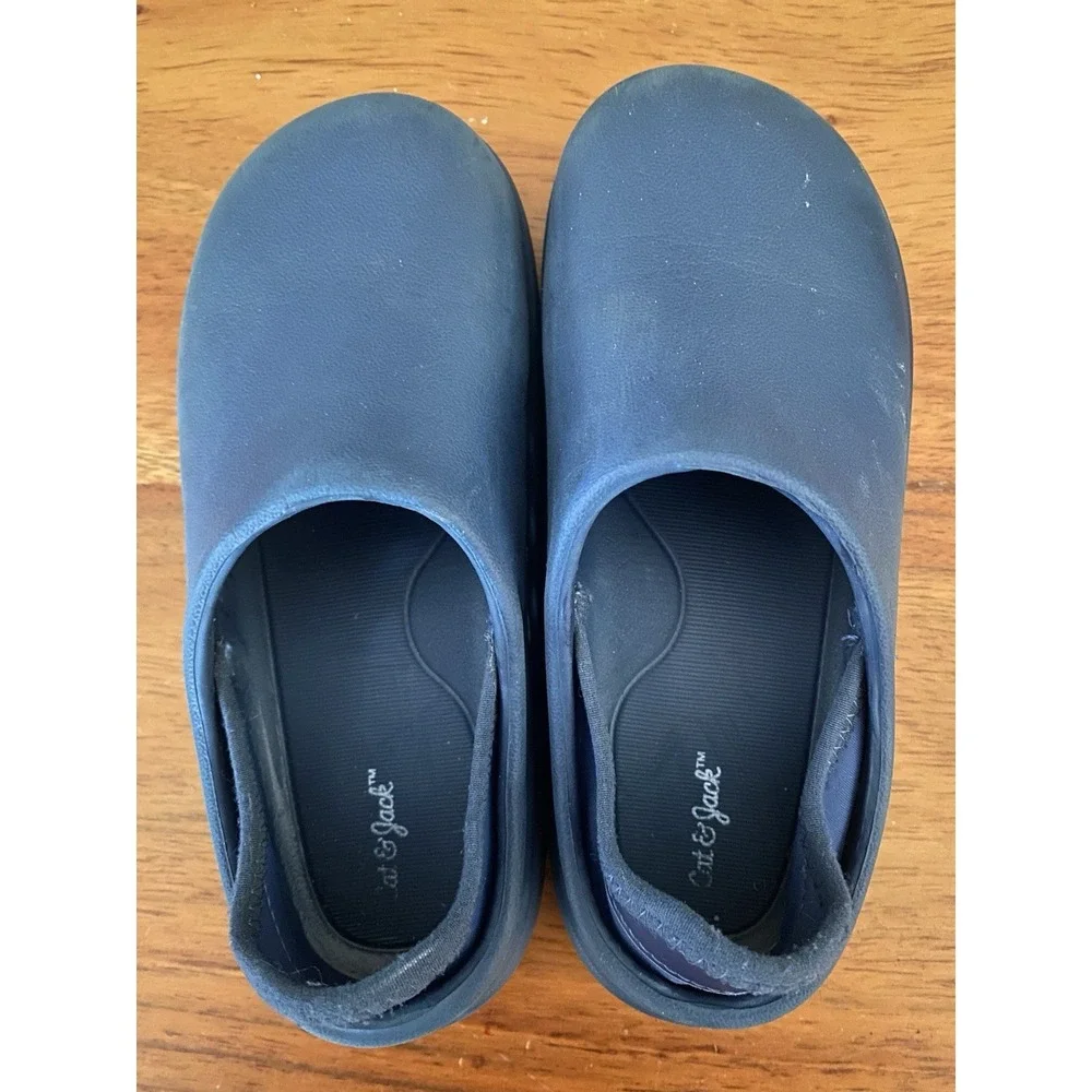Cat & Jack Kids Rowan Slip-On Clog Shoes Navy Blue Size 11 Unisex